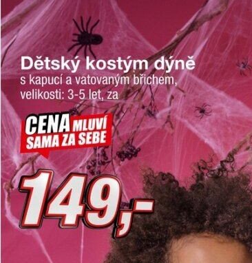 Dětský kostým dýně