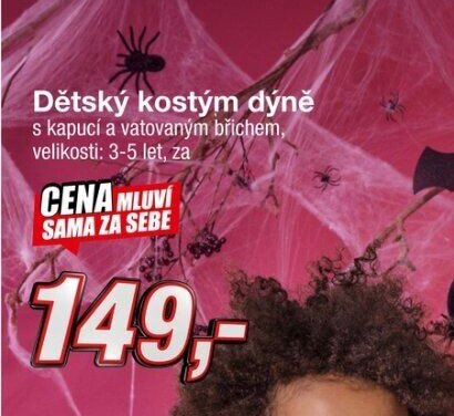 Dětský kostým dýně