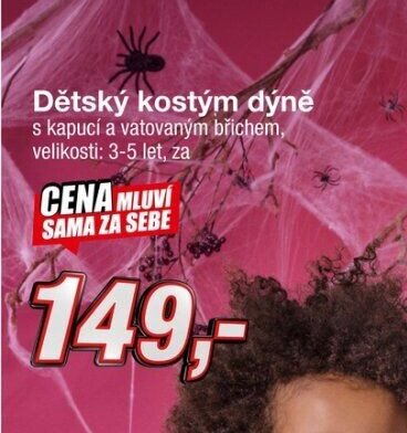 Dětský kostým dýně