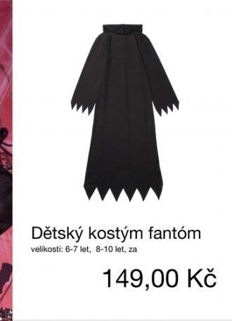 Dětský kostým fantóm