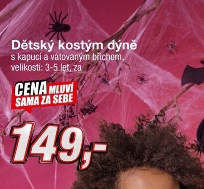 Dětský kostým dýně