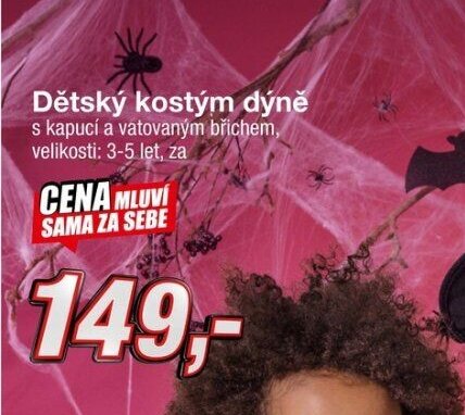 Dětský kostým dýně