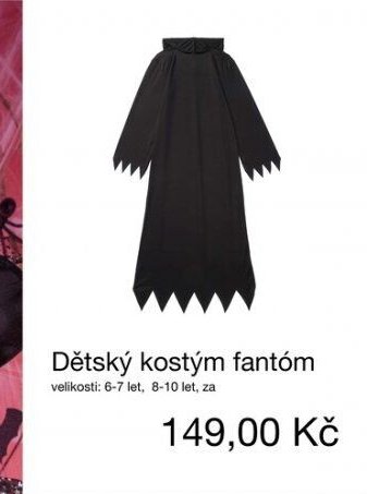 Dětský kostým fantóm