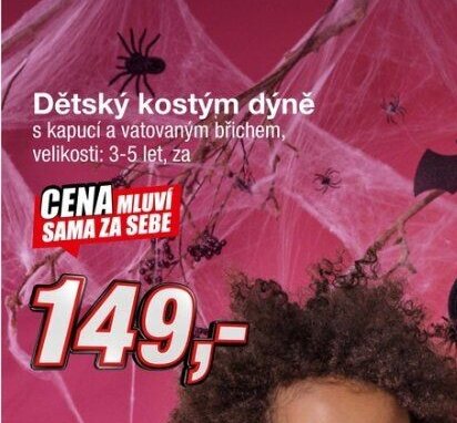 Dětský kostým dýně