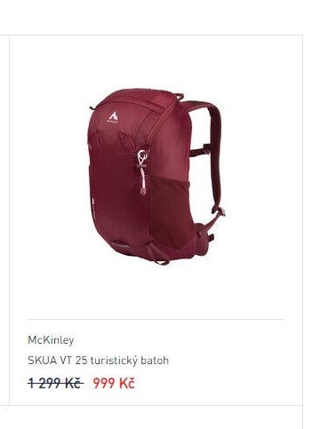 McKinley SKUA VT 25 turistický batoh