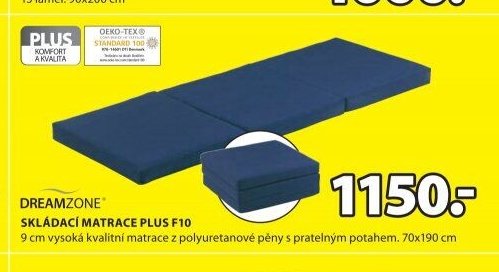Skládací matrace PLUS F10