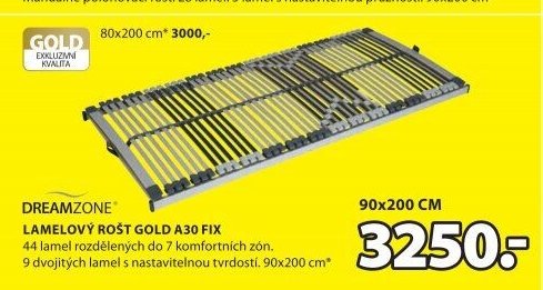 Lamelový rošt GOLD A30 FIX