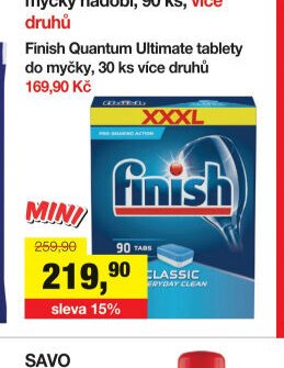 Finish Classic tablety do myčky
