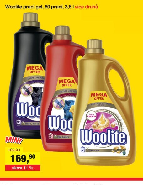 Woolite prací gel
