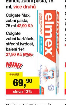 Elmex, zubní pasta, 75 ml, více druhů