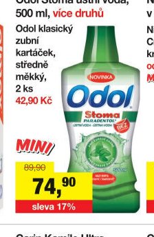 Odol Stoma ústní voda, 500 ml, více druhů