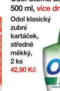 Odol klasický zubní kartáček, středně měkký, 2 ks