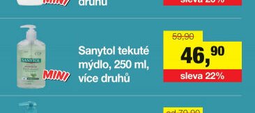 Sanytol tekuté mýdlo, 250 ml, více druhů