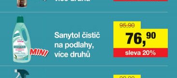 Sanytol čistič na podlahy, více druhů