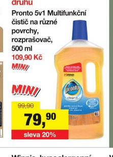 Pronto 5v1, mýdlový čistič, 750 ml