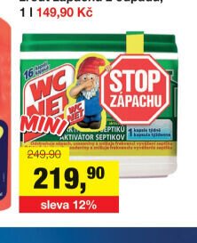 WC NET aktivátor septiků, 16 kapslí