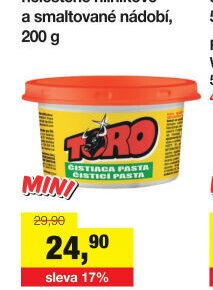Toro čisticí pasta