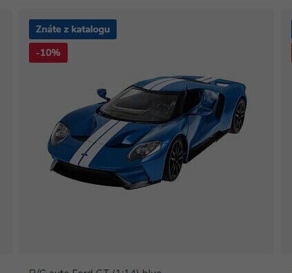 R/C auto Ford GT (1:14) blue