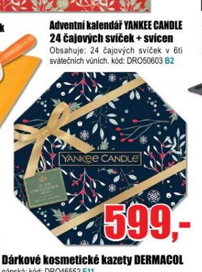 Adventní kalendář YANKEE CANDLE 24 čajových svíček + svícen - EVA.cz aktualniletaky.eu
