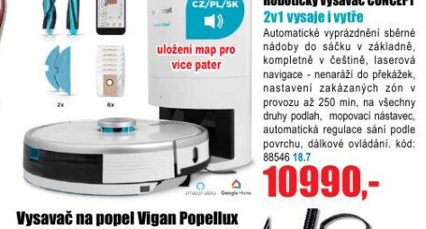 Robotický vysavač CONCEPT 2v1 vysaje i vytře - EVA.cz aktualniletaky.eu