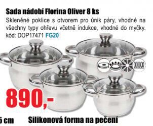 Sada nádobí Florina Oliver 8 ks - EVA.cz aktualniletaky.eu