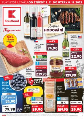 aktuální leták Kaufland 2.11.2022-8.11.2022