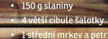 4 větší cibule šalotky