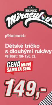 Dětské tričko s dlouhými rukávy