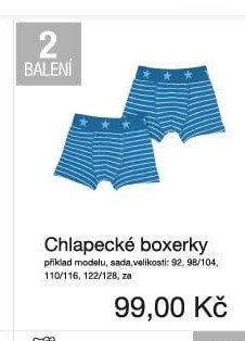 Chlapecké boxerky