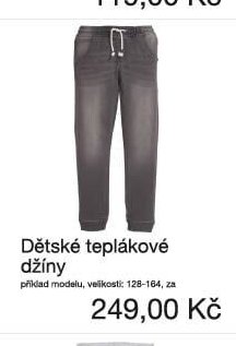 Dětské teplákové džíny - Kik textil aktualniletaky.eu