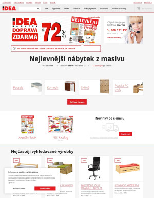 aktuální leták IDEA nábytek 1.11.2022-7.11.2022