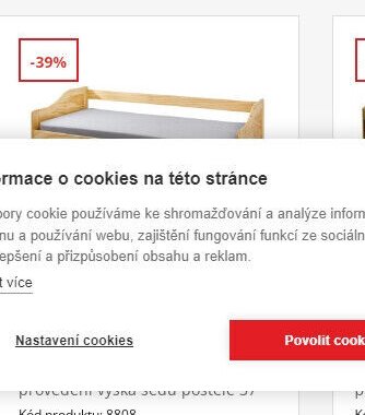 Dětská postel s úložným prostorem