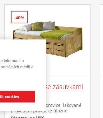 Postel se zásuvkami - IDEA nábytek aktualniletaky.eu