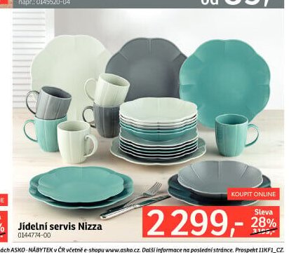 Jídelní servis Nizza