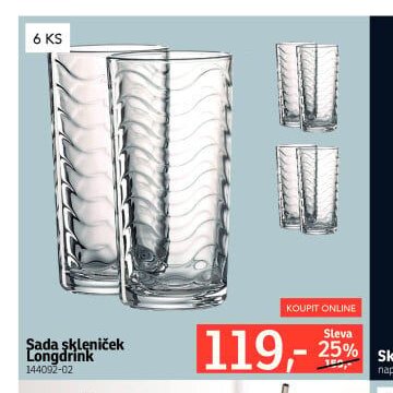 Sada skleniček Longdrink