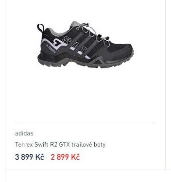 adidas Terrex Swift R2 GTX trailové boty