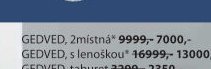 GEDVED, 2místná