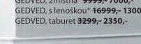GEDVED, taburet