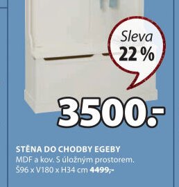 STĚNA DO CHODBY EGEBY