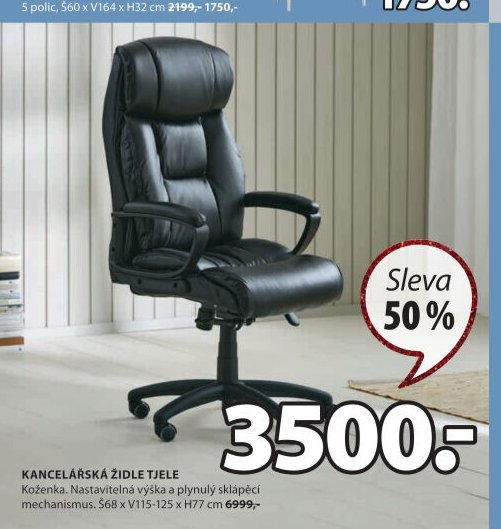 KANCELÁŘSKÁ ŽIDLE TJELE