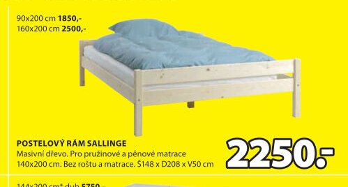 POSTELOVÝ RÁM SALLINGE