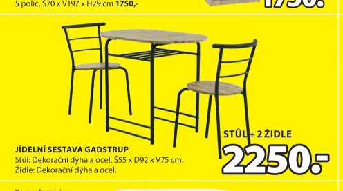 JÍDELNÍ SESTAVA GADSTRUP