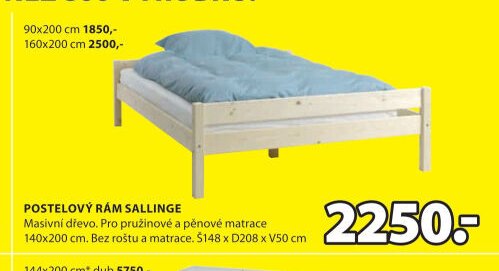 POSTELOVÝ RÁM SALLINGE