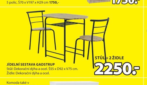 JÍDELNÍ SESTAVA GADSTRUP