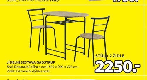 JÍDELNÍ SESTAVA GADSTRUP