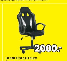 HERNÍ ŽIDLE HARLEV
