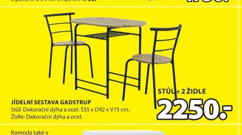 JÍDELNÍ SESTAVA GADSTRUP