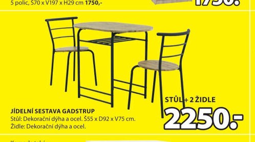 JÍDELNÍ SESTAVA GADSTRUP