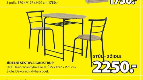 JÍDELNÍ SESTAVA GADSTRUP