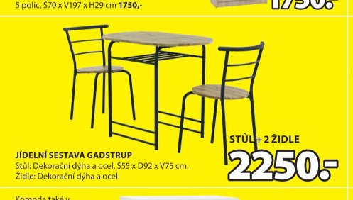 JÍDELNÍ SESTAVA GADSTRUP